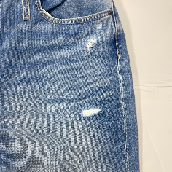 Something Navy High Rise Cigarette Ankle Slightly Distressed Jean NWT Size 18/34 - Picture 7 of 16